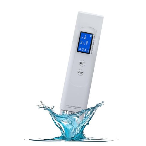 9-in-1 Water Quality Tester with UV Absorbance for COD/TOC/UV275, EC/TDS/Salinity/GH/S.G./Temp, Water Quality Tester for Home, RV, Hiking, Camping, Travel, Well - Tap, Purified, Ground, Seawater in Kuwait