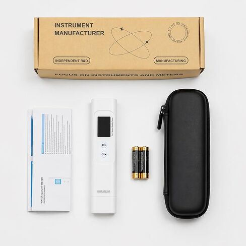 9-in-1 Water Quality Tester with UV Absorbance for COD/TOC/UV275, EC/TDS/Salinity/GH/S.G./Temp, Water Quality Tester for Home, RV, Hiking, Camping, Travel, Well - Tap, Purified, Ground, Seawater in Kuwait