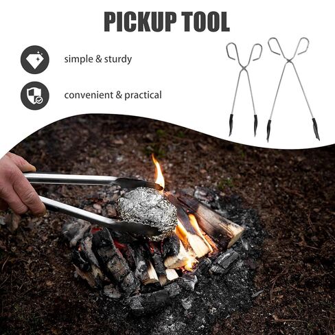 Yardwe 2pcs Sanitationman Tool Garbage Clips with Nylon Heads 30cm 35cm Reusable Trash Picker Grabber for Household Outdoor Waste Collection and Cleaning in Kuwait