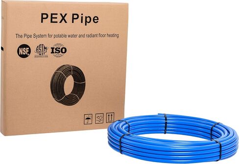 طقم إصلاح السباكة الفوري من EFIELD Pex-b: أنبوب أزرق مقاس 1/2 بوصة × 100 قدم، ومزلاق إصلاح مناسب للدفع مقاس 1/2 بوصة، ووصلة توصيل مقاس 1/2 بوصة، وقاطع الأنابيب. لا توجد حاجة لأي أداة إضافية (1/2 بوصة)، (A-1) in Kuwait