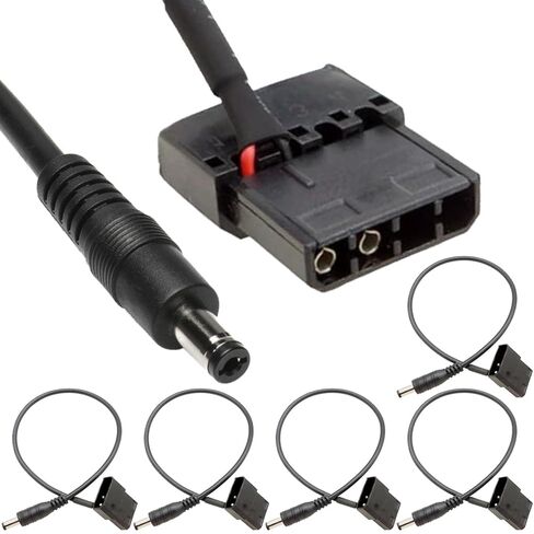 4Pin Molex to 12V DC 5.5x2.1mm Plug Adapter Cable, 18AWG 4Pin (Actual 2-Pin) Molex (Male&Female) to DC Female ATX Power Supply Cable for Power Devices (5 Pcs) in Kuwait