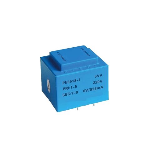 PE3518-I 5VA 110V-380V / 6V/7.5V/9V/12V/15V/18V/24V محول مغلف لعزل PCB المثبت 1 قطعة (5VA 110V 12V) in Kuwait