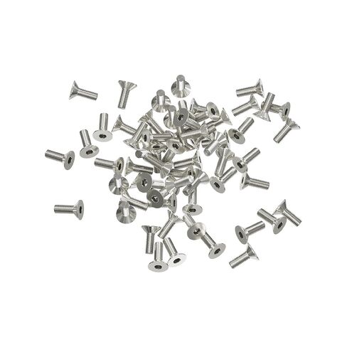 40 Pcs M3x20mm Flat Head Socket Cap Screws,Allen Hex Drive Type, 304 Stainless Steel countersunk Bolt, Full Threaded in Kuwait
