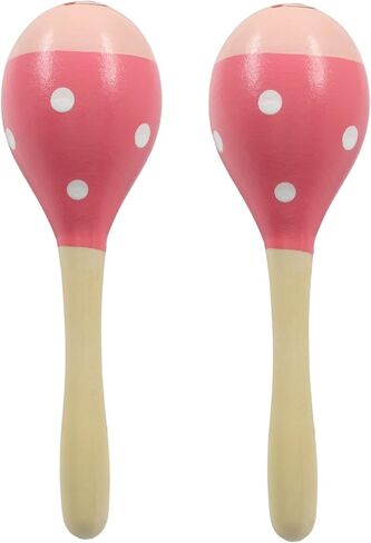 Bonsicoky 2 Pack Maracas، 7.9 بوصة Maracas خشبية للبالغين والمراهقين، خشخيشات قرع يدوية مع إيقاع واضح، هزازات موسيقية زرقاء لصالح الحفلات، فئة الموسيقى in Kuwait