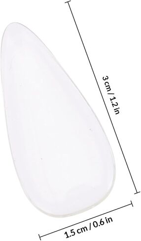 HANABASS Professional Large Crystal White Guzheng Finger Picks Set Protective Fingertip Covers for Guzheng Playing Sturdy Nails for Practice and Performance in Kuwait