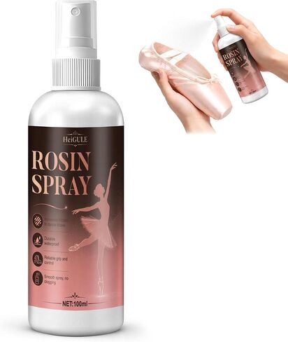 Rosin Spray, Spray Rosin for Dancers, Quick-Drying, Strong Adhesion | Rosin Spray for Dance Shoes, Leaves no Residue, Clean and Portable, Suitable for Pointe Shoes, Dance Shoes and Soles in Kuwait