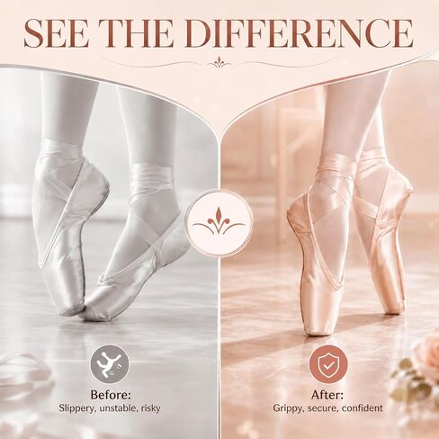 Rosin Spray, Spray Rosin for Dancers, Quick-Drying, Strong Adhesion | Rosin Spray for Dance Shoes, Leaves no Residue, Clean and Portable, Suitable for Pointe Shoes, Dance Shoes and Soles in Kuwait
