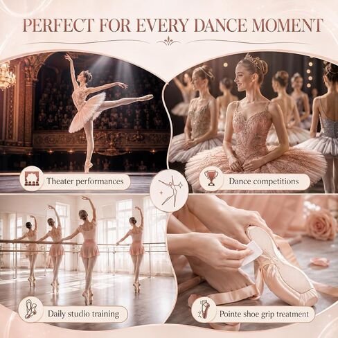 Rosin Spray, Spray Rosin for Dancers, Quick-Drying, Strong Adhesion | Rosin Spray for Dance Shoes, Leaves no Residue, Clean and Portable, Suitable for Pointe Shoes, Dance Shoes and Soles in Kuwait