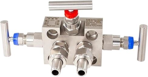 304 Stainless Steel Integrated Three-Valve Group 3051 EJA Universal Differential Pressure Gauge Valve thre in Saudi Arabia