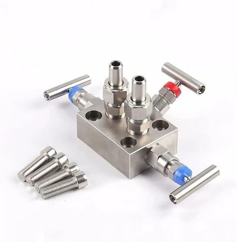 304 Stainless Steel Integrated Three-Valve Group 3051 EJA Universal Differential Pressure Gauge Valve thre in Saudi Arabia