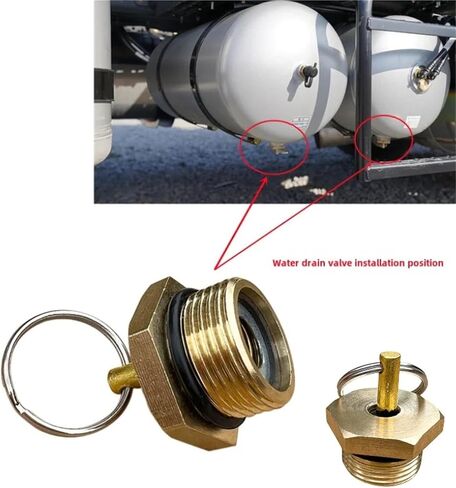 Truck Air Tank Drain Valve Anti-Rust Switch Type 151 Copper Plug Screw Auto Parts in Saudi Arabia