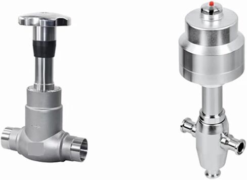 Stainless Steel Pneumatic Globe Valve Sanitary Switch Control valves in Saudi Arabia