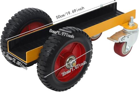 Panel Dolly, 1102 Lbs Capacity, Drywall Mover with 8" Inflation Wheels & Universal Wheels, Anti-Slip Design Panel Cart for Wood Panels, Doors and Drywall Sheet in Kuwait