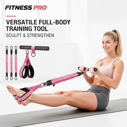 Upgrade Pedal Resistance Band with Handle, 2026 Multi-Functional Adjustable Resistance Band for Full-Body Workouts, Home Fitness Foot Pedal Resistance Band, Unisex Sit-up Training Equipment in Kuwait