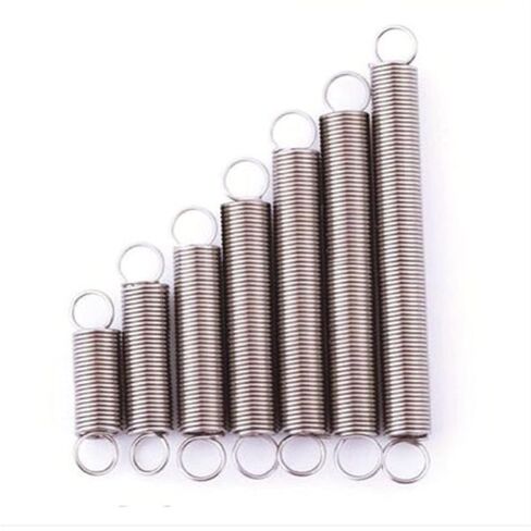 Double Hook Springs, 1.0mm Tension Spring Hook Extension Spring Outer Dia 10mm Spring Length 30-150mm, 2pcs(1x10x40) in Kuwait