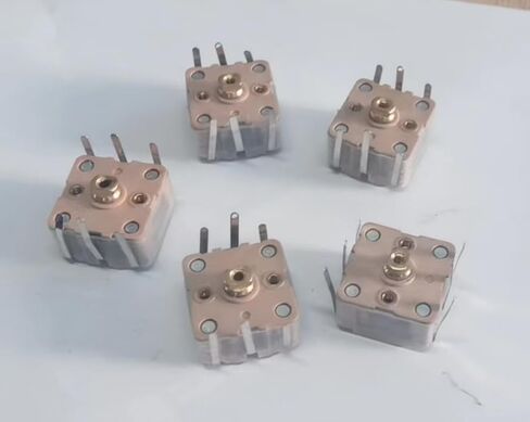 Duplex 443DF AM/FM 70+140P 2.1mm Hole Shaft Radio Variable Capacitor Knob Screw (443DF Variable Capacitor 5pcs + Knob 5pcs + Screw 5pcs) in Kuwait