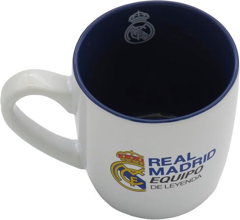 CyP Brands - Real Madrid Mug Ceramic Tableware Breakfast Original Mugs White Official Product in Kuwait