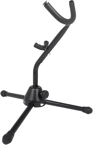 Kisangel Alto Saxophone Support Stand Non-skid Black Foldable Sax Bracket with Detachable Base for Desktop Musical Instrument Accessory in Kuwait