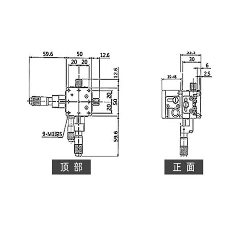 Precision Rotary Tilt Table LD50-CM Original in Kuwait