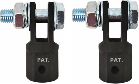 2-Pack 1/2" Scissor Jack Adapter Drill Adapter for Use with 1/2 Inch Drive/Impact Drills/Ratchet or Standard Drive Sockets or 13/16 Inch Lug Wrench/Tire Iron Make Your Jacks Lifting Easier (2) in Kuwait