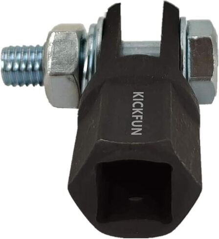 2-Pack 1/2" Scissor Jack Adapter Drill Adapter for Use with 1/2 Inch Drive/Impact Drills/Ratchet or Standard Drive Sockets or 13/16 Inch Lug Wrench/Tire Iron Make Your Jacks Lifting Easier (2) in Kuwait