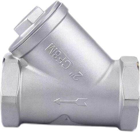 صمام مرشح شبكي CF8M، صمام فحص أنثى 800WOG Y-Spring NPT، فولاذ مقاوم للصدأ 304 (1.25 بوصة) in Kuwait