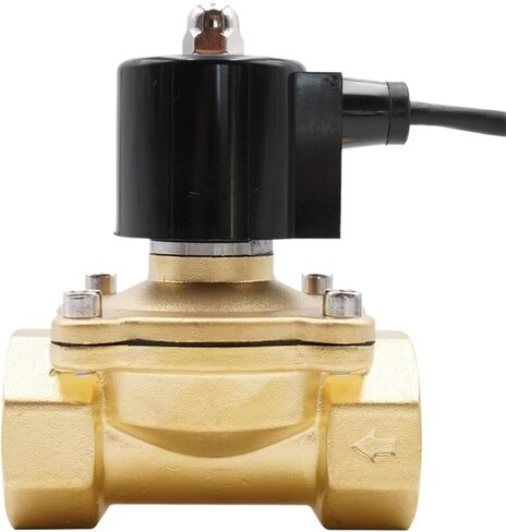 Fountain Underwater Normally Closed Solenoid Valve,Running Water,G3/8" to G2",AC220V DC24V, Waterproof(1",DC 24V,NBR) in Saudi Arabia