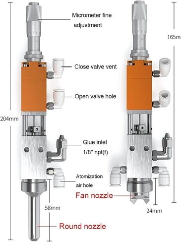 65 Spray Er with Atomizing Distribution Valve Three Anti-Paint Circular Fan Shape(Round Spray Valve) in Kuwait