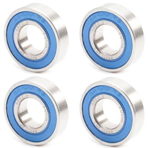 S6900RS تحمل 10x22x6 مللي متر 440C الفولاذ المقاوم للصدأ S6900-2RS محامل كروية من الفولاذ المقاوم للصدأ ABEC-3 المطاط مختومة اختيار من 4 قطعة in Kuwait