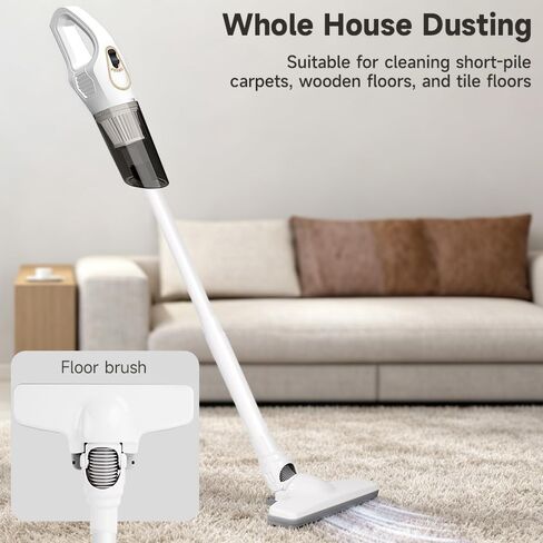HomeBeyond Cordless Vacuum Cleaner, 6-in-1 Lightweight Stick Vacuum with Detachable Water Tank for Mopping, Powerful Suction, Rechargeable and Versatile for Carpet, Hard Floor, Pet Hair in Kuwait