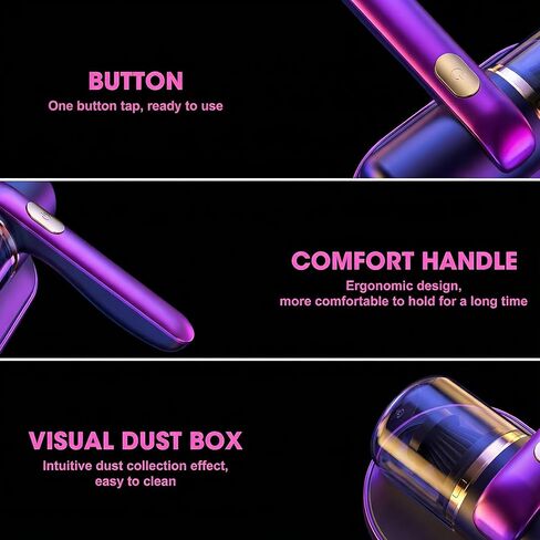 Mattress Vacuum Cleaner,Household High-Frequency Strong Removal Instrument, 12Kpa Low Noise Handheld Deep Vacuum Cleaner, Cleaning Machine for Pillows,Sofas,Beds,Mattress in Kuwait