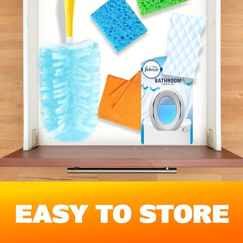 Dusters Refill for Cleaning, Feather & Microfiber Duster Disposable Alternative, for Dusting Furniture, Blinds, Ceiling Fans, Walls, Helps Remove Allergens, New Lemon Scent, 18ct in Kuwait