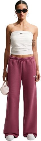 Nike Women's Studio Fleece Standard Wide Leg Pant in Kuwait