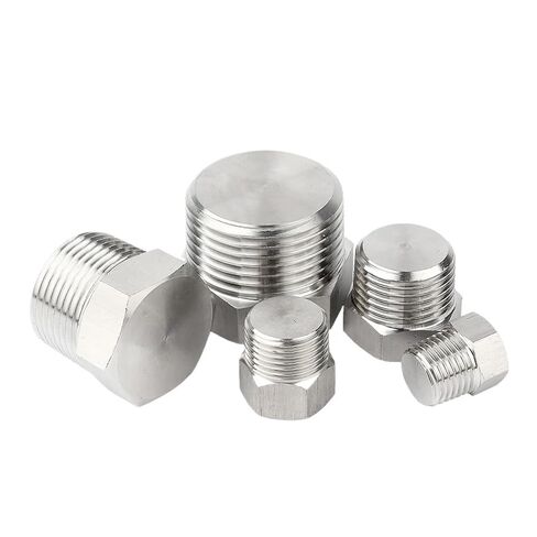 304 Stainless Steel External Hexagonal Plug Hexagonal Oil Plug Stuffy Head Screw Plug(Pt1/4(2points)) in Kuwait