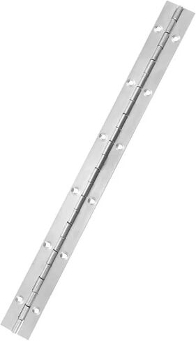 Stainless Steel Long Continuous Hinges Furniture Doors Kitchen Equipment Metal Storage Cabinets 2Pcs(406x38x1.2mm) in Kuwait