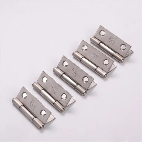 Stainless Steel Hinged Furniture Hinge 38 * 31 * 1mm 4 Holes 1.5 Inch 2Pcs in Kuwait