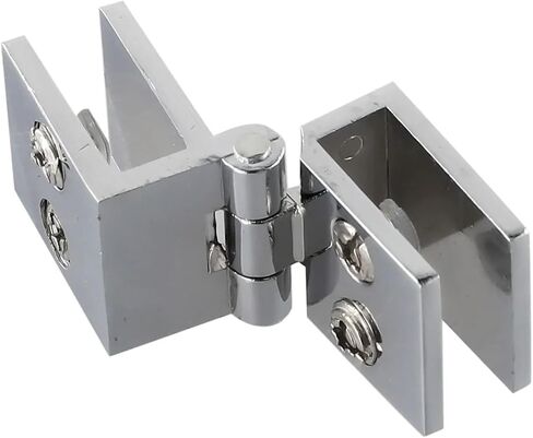 Door Hardware Hinge Clamp 5-8mm Metal Plates Parts Securing Panels Zinc Alloy Practical 2Pcs(0 Degrees) in Kuwait