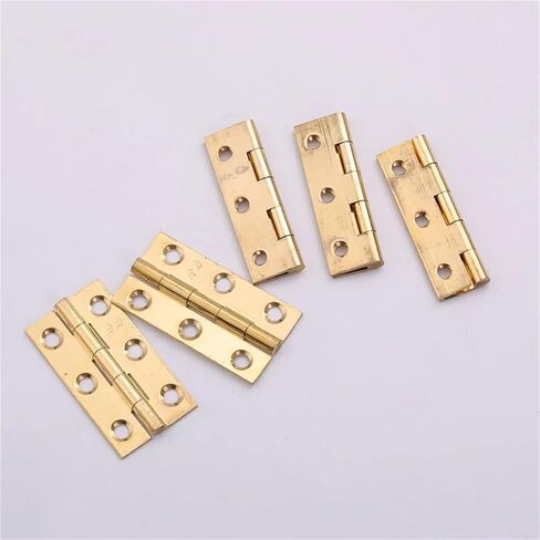Hinge Length and Width 50 * 28 * 1.2mm Hardware Accessories 6 Hole 2 Inch Copper 2Pcs in Kuwait