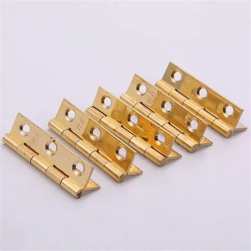 Hinge Length and Width 50 * 28 * 1.2mm Hardware Accessories 6 Hole 2 Inch Copper 2Pcs in Kuwait