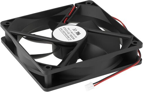 مروحة تبريد بديلة OTOTEC TD1225LS 120x120x25mm للخوادم ووحدات المعالجة المركزية 12V 0.18A 2-Wire Brushless Fan in Kuwait