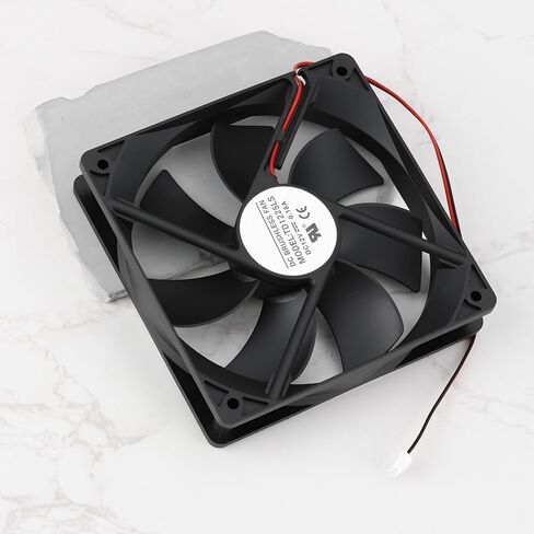 مروحة تبريد بديلة OTOTEC TD1225LS 120x120x25mm للخوادم ووحدات المعالجة المركزية 12V 0.18A 2-Wire Brushless Fan in Kuwait