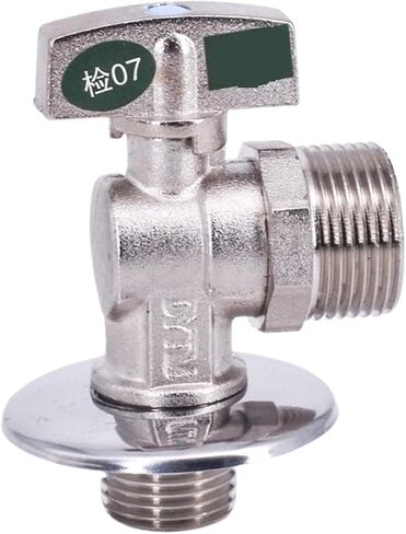 1/2 "BSP بدوره 3/4" ذكر الكرة صمام زاوية الكوع 90 درجة ثقب حجم 9.5 مللي متر الماء الغاز النفط الارتفاع 78 مللي متر النقطة الزرقاء in Kuwait