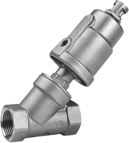 High Temperature Valve Pneumatic Angle Seat Industrial Use 304 Stainless Steel Material in Kuwait