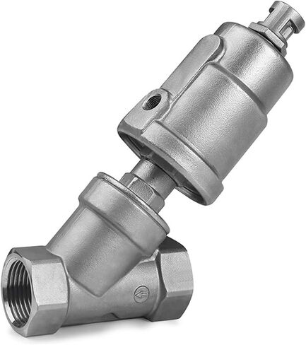 High Temperature Valve Pneumatic Angle Seat Industrial Use 304 Stainless Steel Material in Kuwait