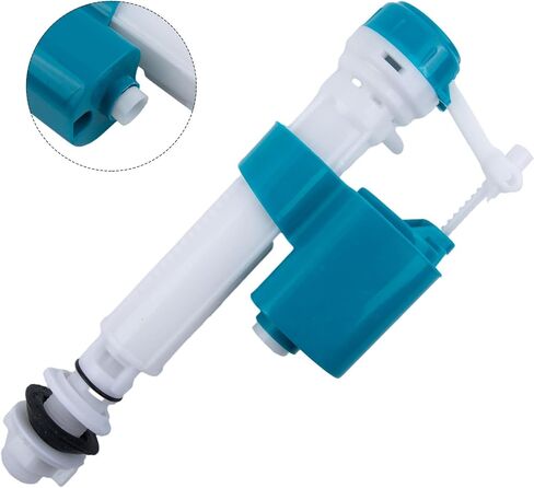 Toilet Cistern Bottom Entry Inlet Flush Valve Siphon Fill Float Universal Tank High Pressure Water Drainage in Kuwait