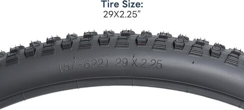 إطارات YUNSCM 29 x 2.25 خفيفة الوزن للدراجات الجبلية (ETRTO 57-622) 60TPI نايلون حماية مضادة للثقب متوافقة مع إطارات 29x2.25 29X2.25 - قطعتان in Kuwait