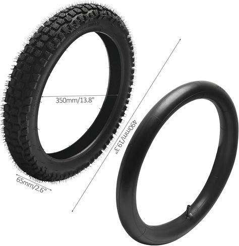 18x2.50 إطار للطرق الوعرة ومجموعة الأنبوب الداخلي، 64-355 18 بوصة استبدال إطار الدراجة للدراجة الكهربائية سكوتر قابلة للطي دراجة ثلاثية العجلات دراجة جبلية دراجة نارية كهربائية in Kuwait