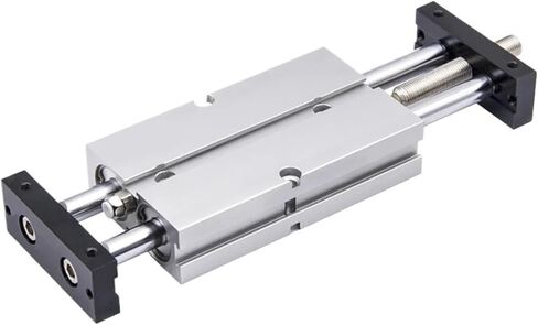 Adjustable Stroke Cylinder Pneumatic Double Shaft Double Rod TNJ10/16/20/25/32 mm Bore 20/30/40/50/75/100 mm Stroke.(Stroke 20-10mm,TNJ 32mm Bore) in Saudi Arabia
