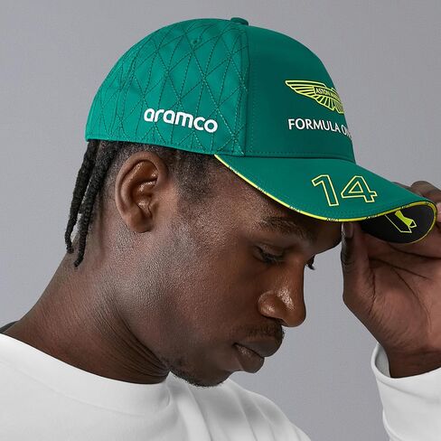 Aston Martin F1 Fernando Alonso Hat 2024 - Unisex - Green - One Size in Kuwait