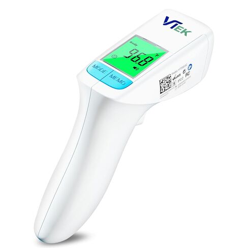 No-Touch Forehead Thermometer for Adults and Kids, 2-in-1 Digital Baby Thermometer with Fever Alarm, Mute Mode, Memory Recall,Fast Accurate Results, Batteries Included in Kuwait
